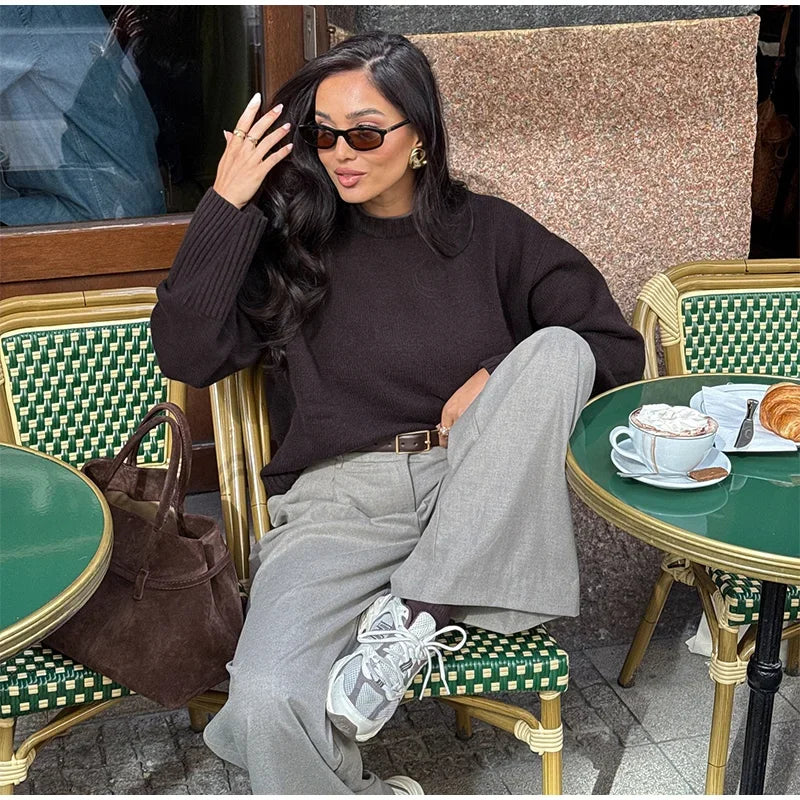 Jacqueline - Wool blend boxy sweater