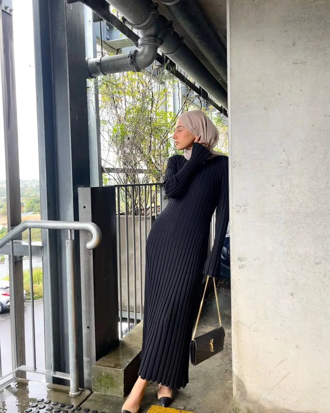 Amaya - Rib knitted dress