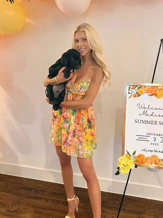 Bridget - Colourful summer dress