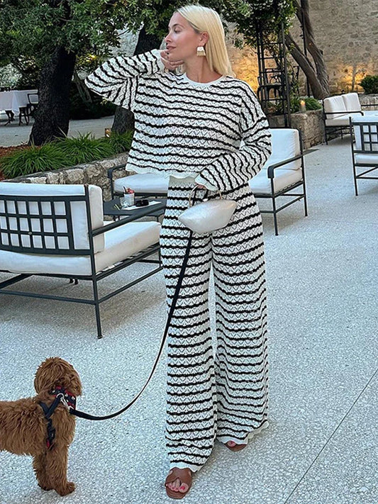 Gabi - Crochet knitted two piece set