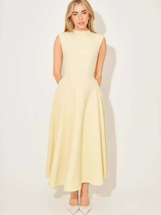Heaven - Structured a-line dress