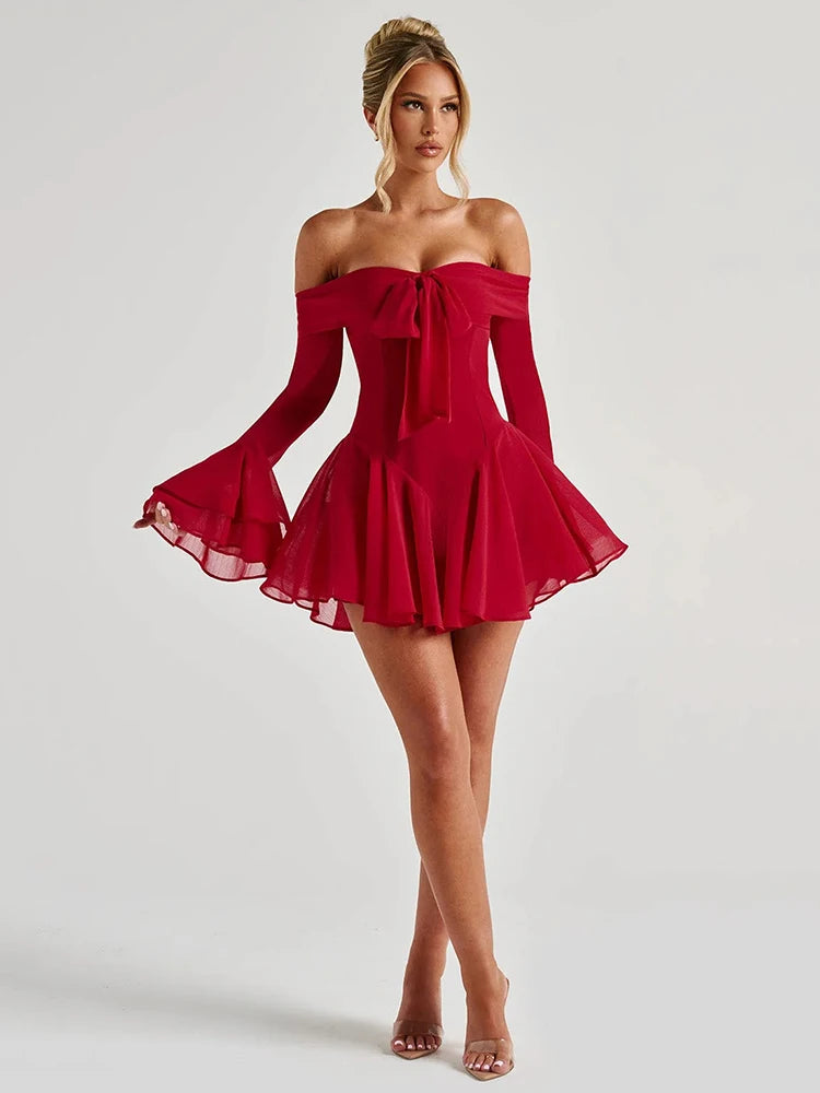 Ailani - Off shoulder mini dress