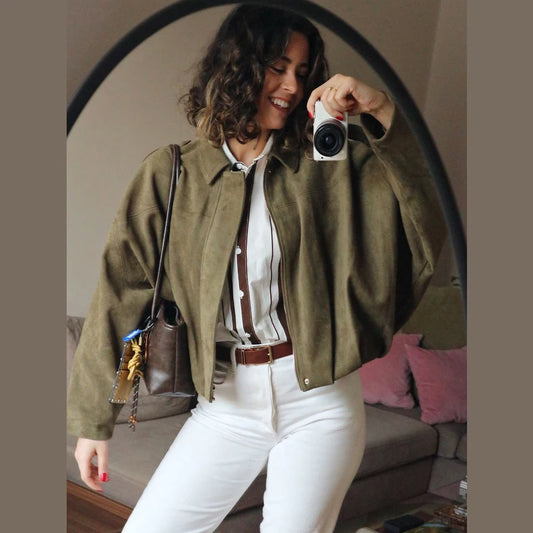 Ivana - Casual suede style jacket