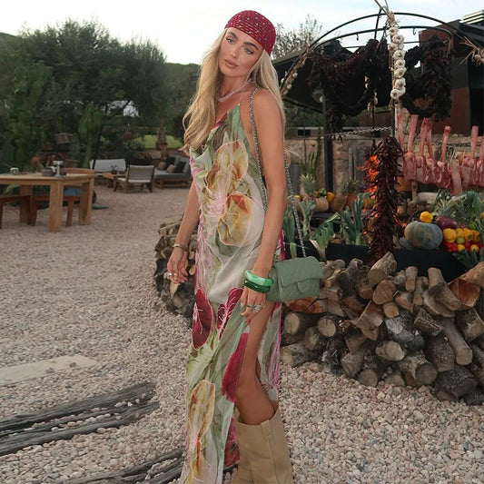 Katherine - Elegant dress with print
