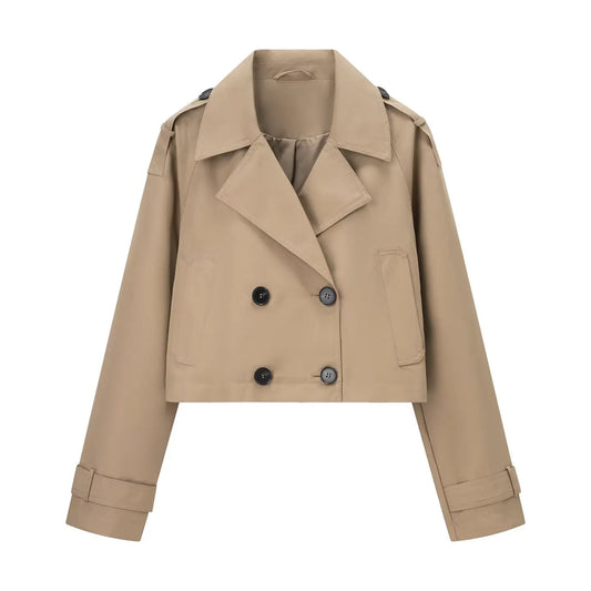 Kaia - Cropped classic trench