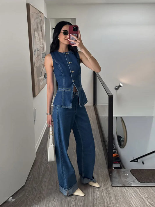 Brianna - Denim vest