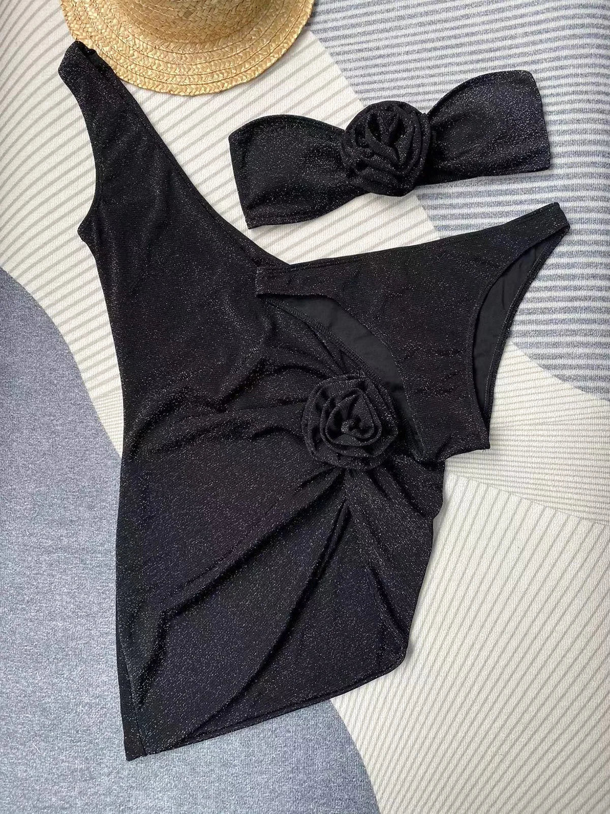 Majorica - 3 piece set bikini with cover-up