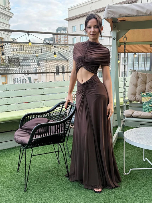 Maria - Flowing cut out dress
