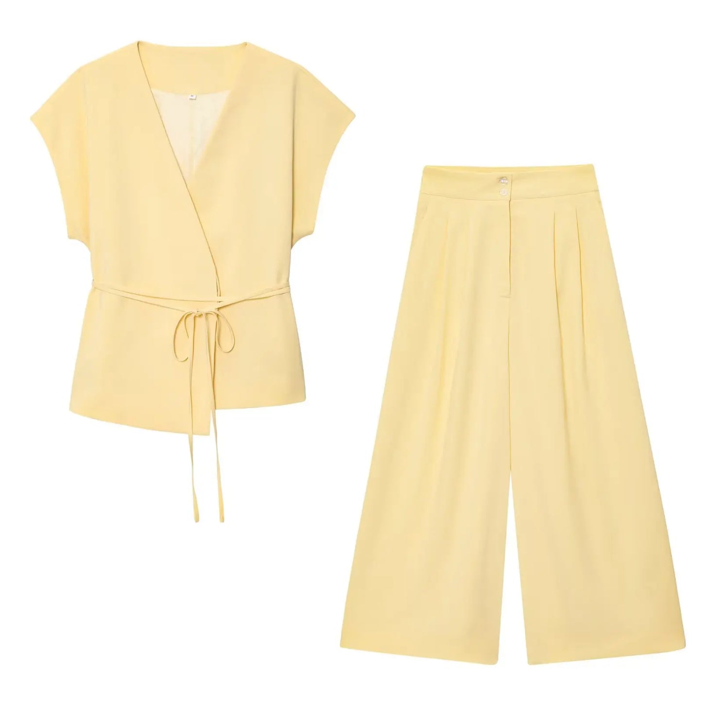 Catherine - Vest and pants two piece set