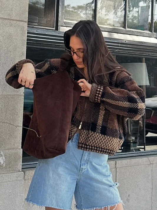Georgie - Cosy zipper jacket