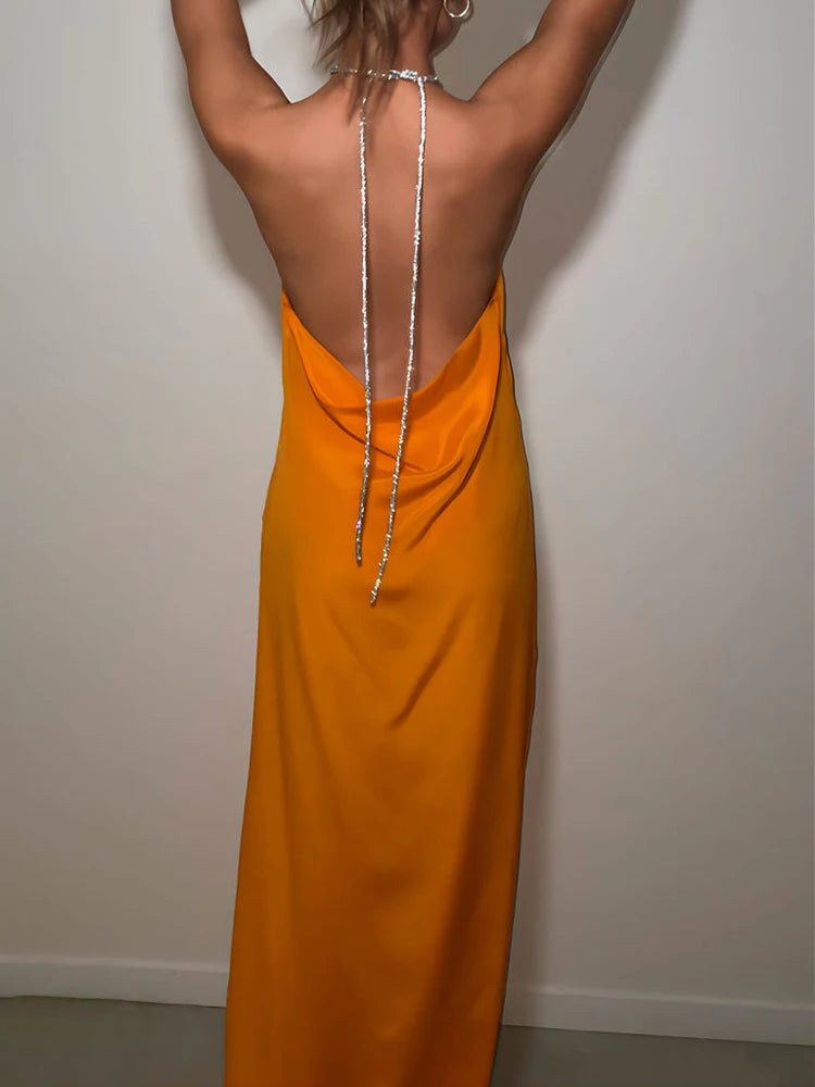 Marni - Flowing halterneck dress