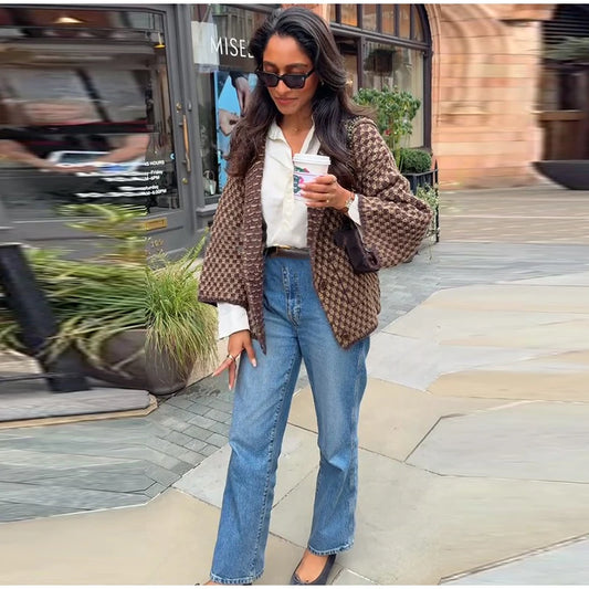 Coco - Large collar cardigan