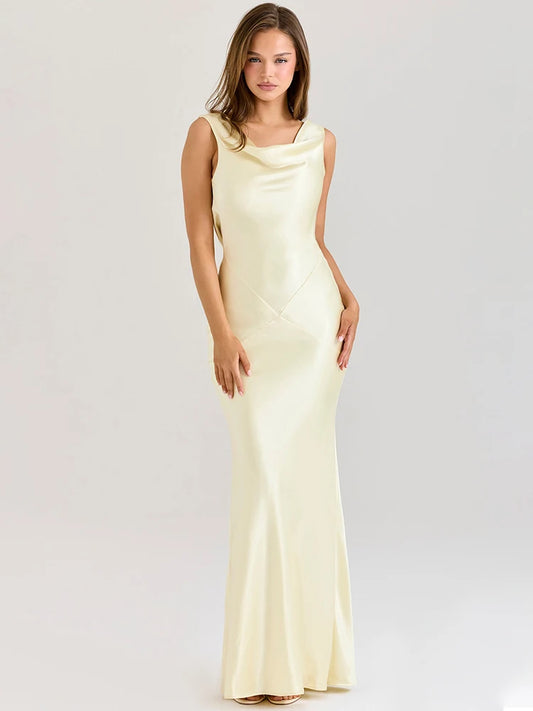 Morgan - Open back dress