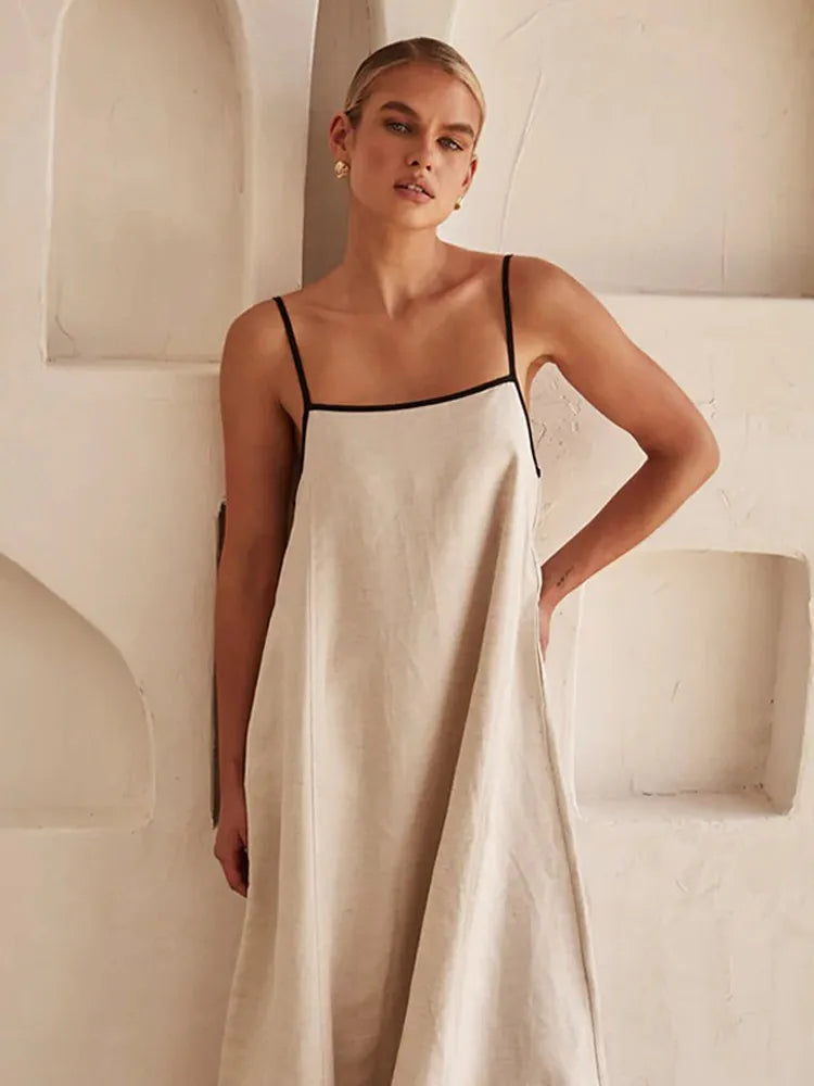 Milos - Linen maxi dress