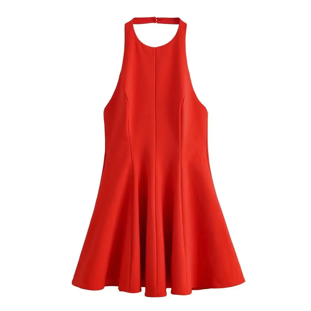 Sarah Mae - Halterneck mini dress
