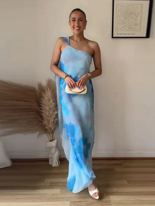 Michela - One shoulder dress