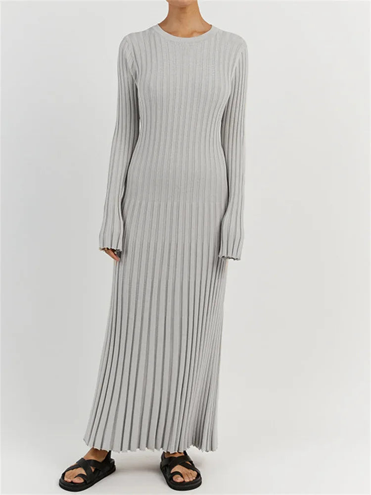 Amaya - Rib knitted dress
