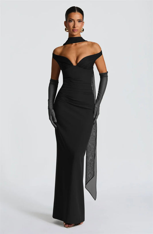 Christie - Off shoulder flowing dress