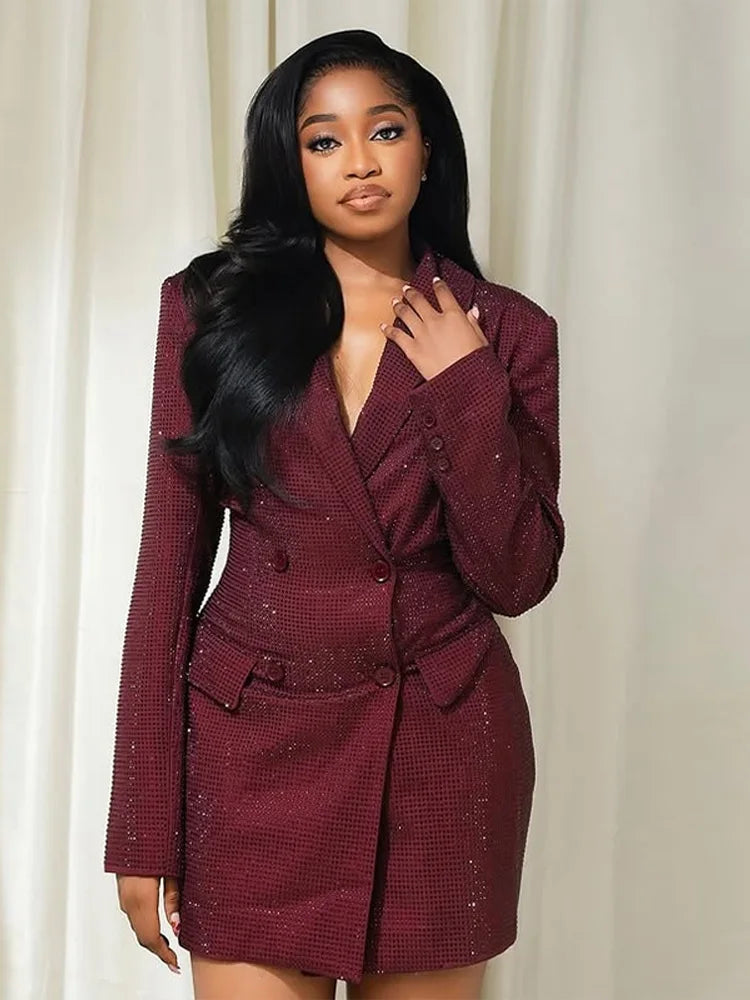 Aurelia - Sparkling blazer dress
