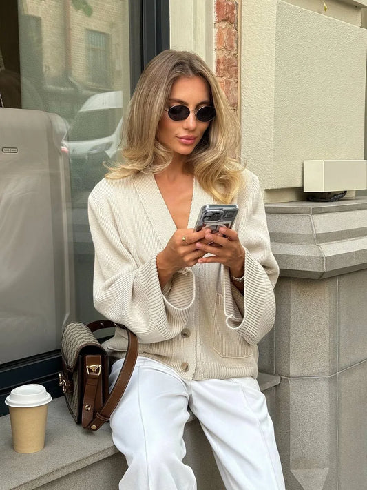 Emily - Luxurious knitted cardigan