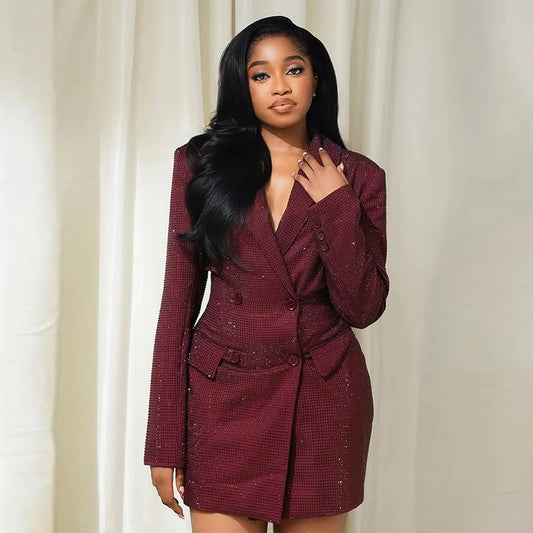 Aurelia - Sparkling blazer dress