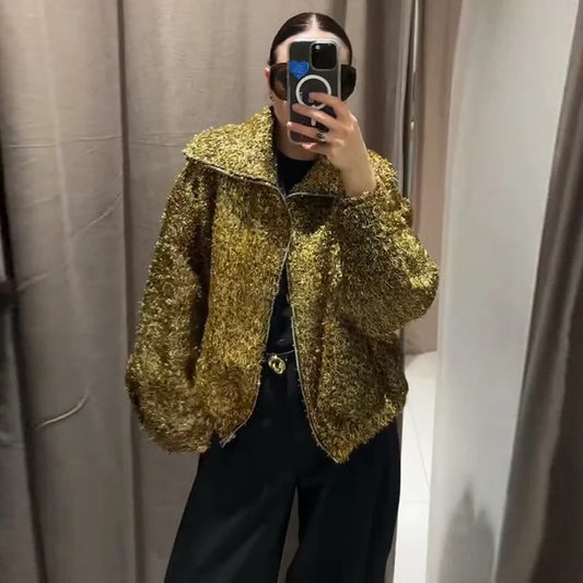 Maren - Sparkling bomber jacket