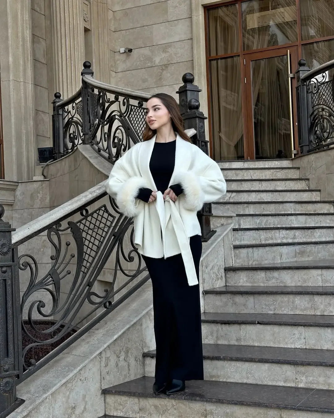 Arwen - Elegant wool blend coat