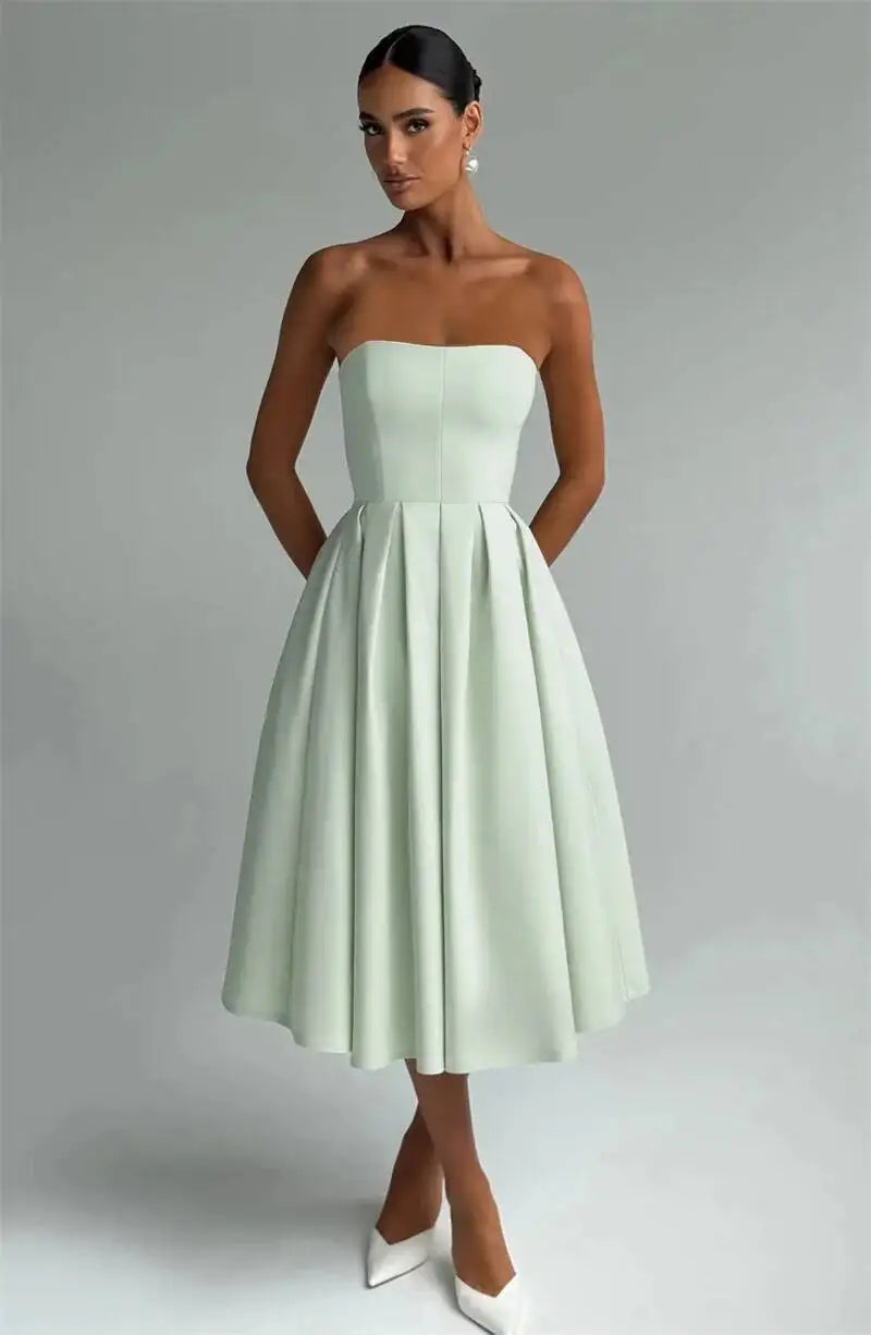 Lydia - Strapless dress