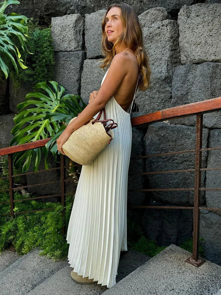pleated summer dress Susa