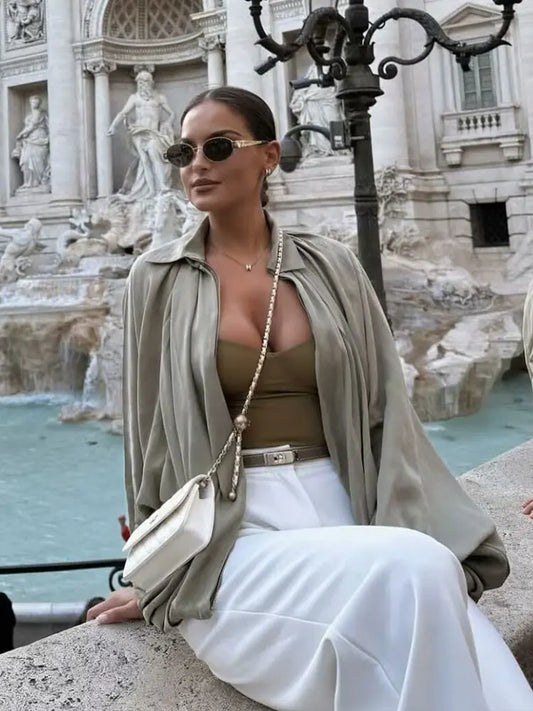 Livia - Flowing jacket top