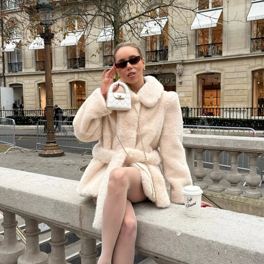 Avery - Faux fur coat