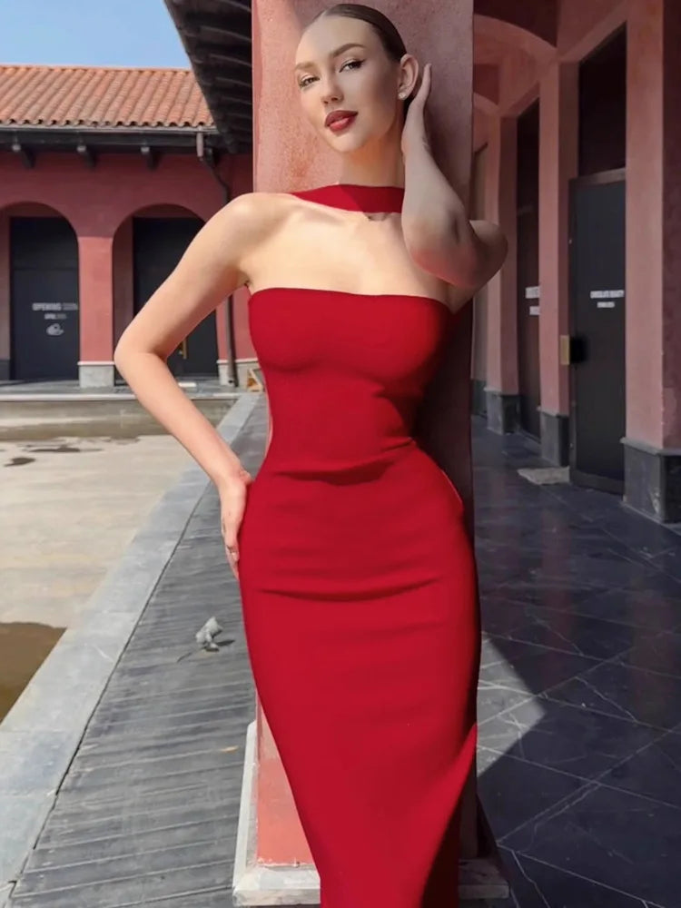 Marie - Strapless bodycon dress