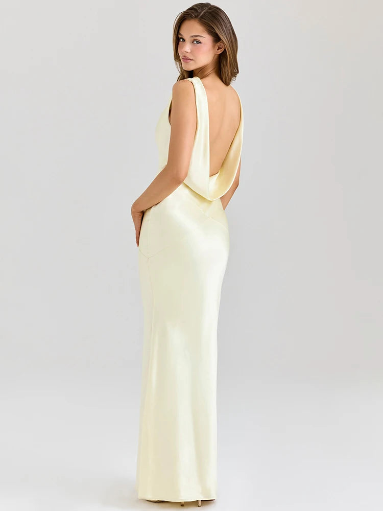 Morgan - Open back dress