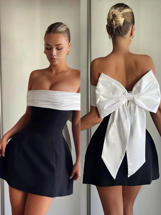 Cosima - Elegant dress with bow