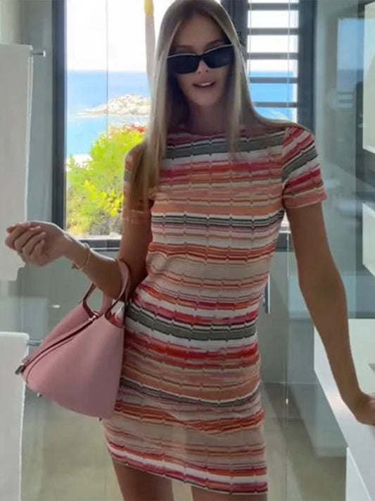 Nadia - Tshirt style mini dress