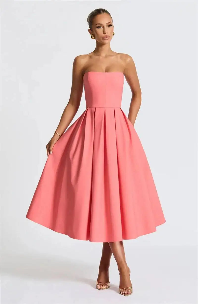 Lydia - Strapless dress