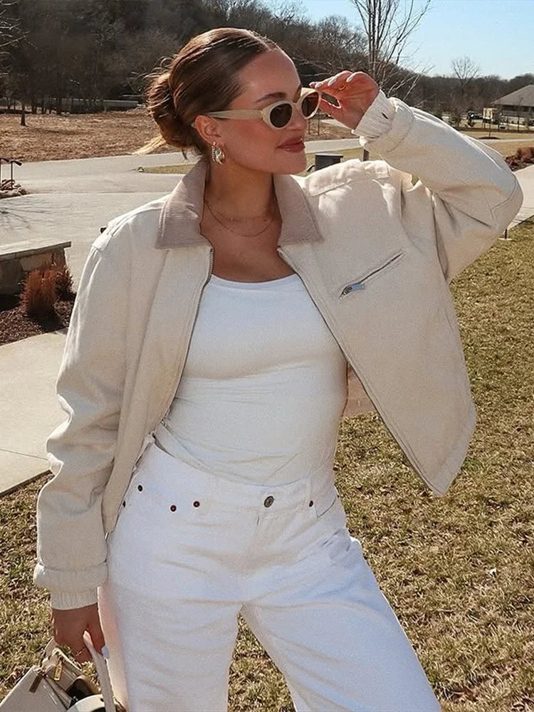 Maeve - Barnstyle zipper jacket