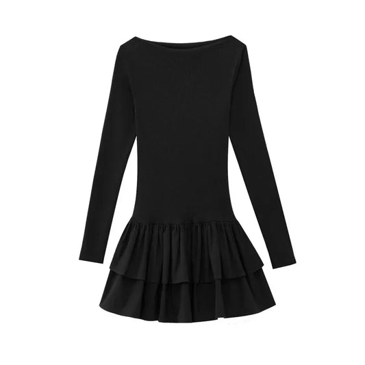 Aubrey - Flattering long sleeved mini dress