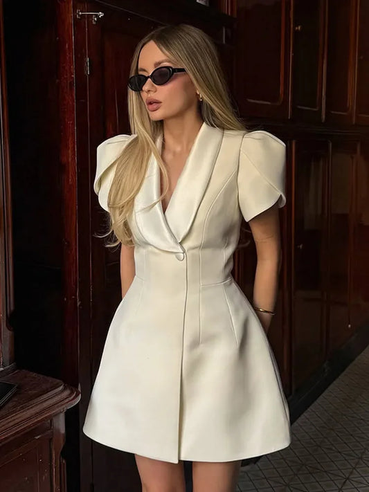 Aubrey - A-line dress with lapels