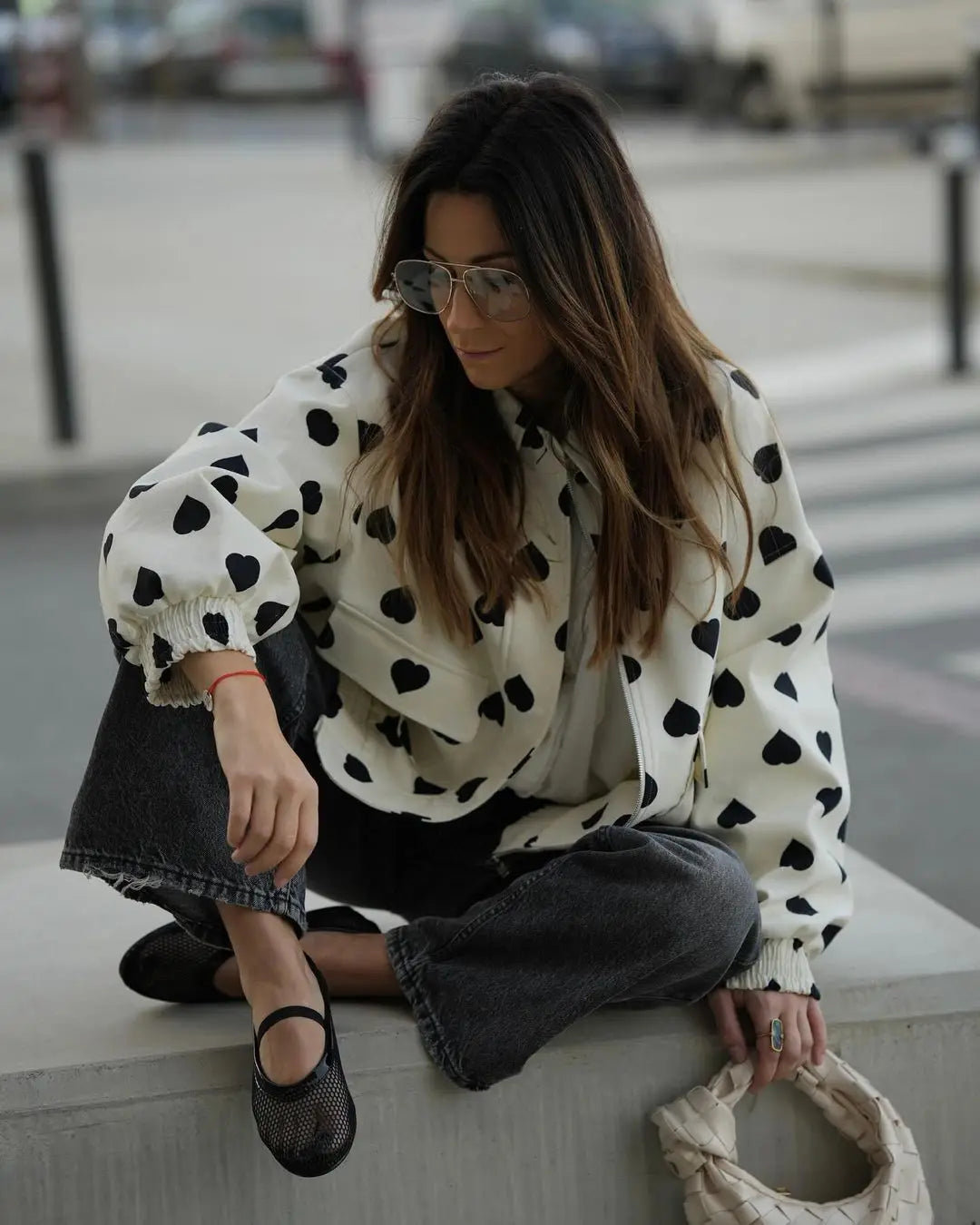 Sarah - Scandi style zipper jacket