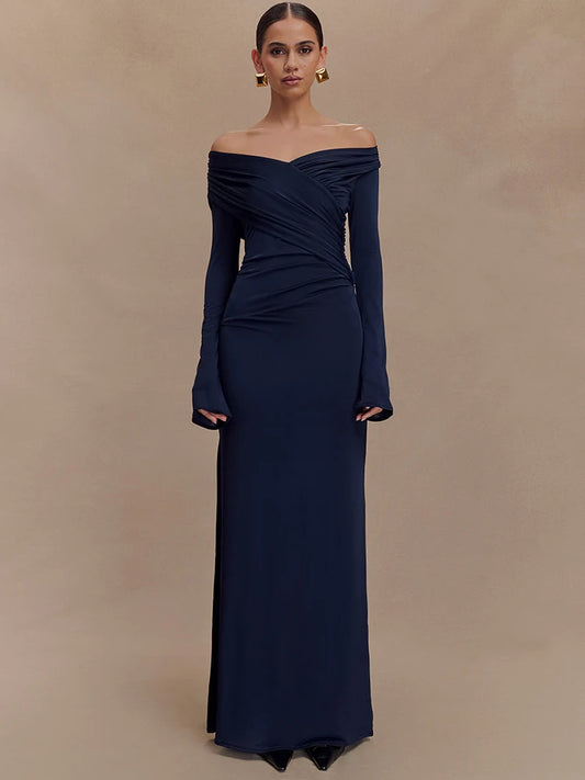 Micah - Off shoulder figure hugging dress