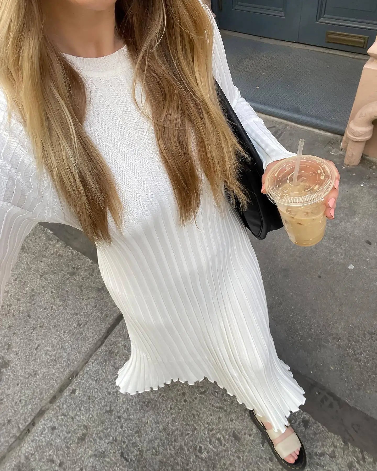 Amaya - Rib knitted dress