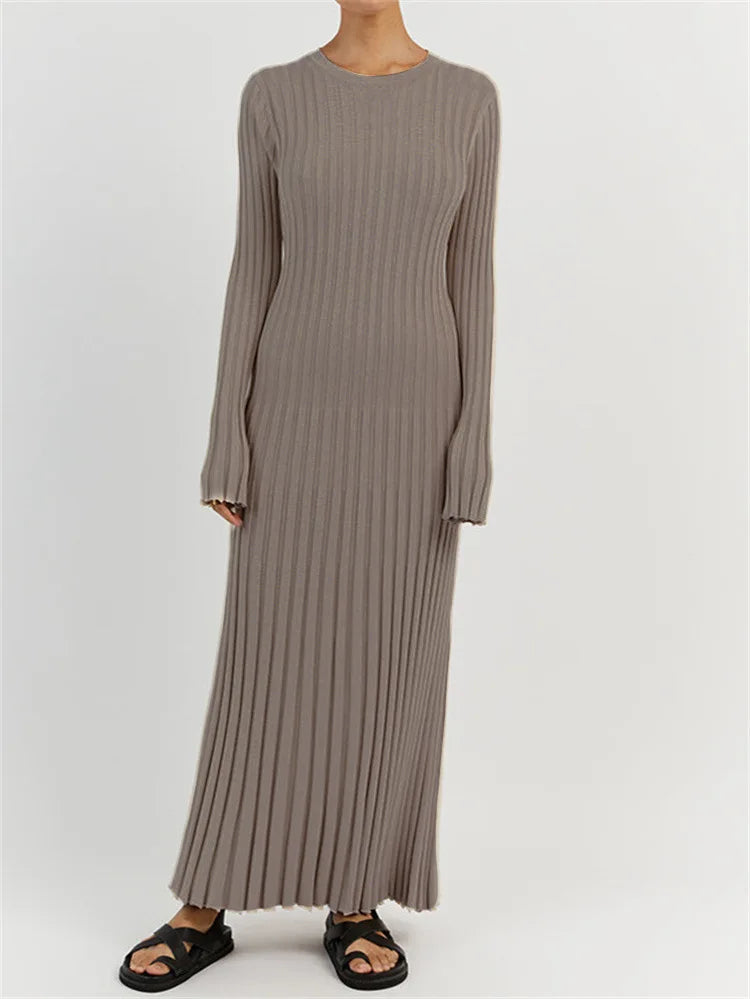 Amaya - Rib knitted dress
