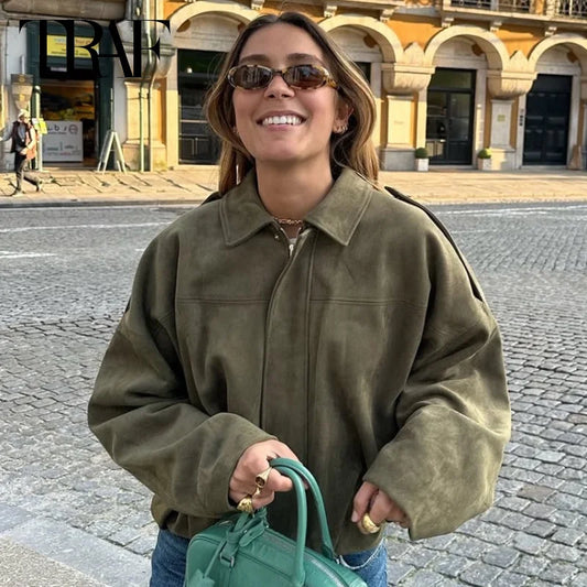 Ivana - Casual suede style jacket