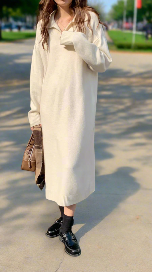 Anastasia - Elegant fine knitted dress
