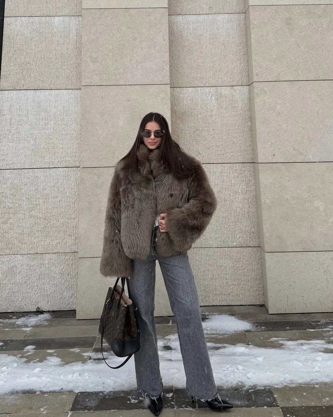 Maelle - Faux fur coat