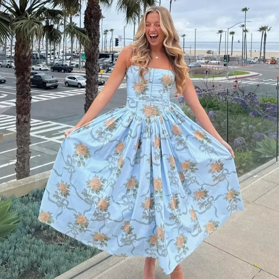 Paloma - Printed a-line dress