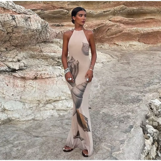 Kelbi - Elegant printed dress