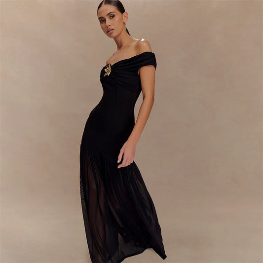 Ariella - Off shoulder mermaid dress