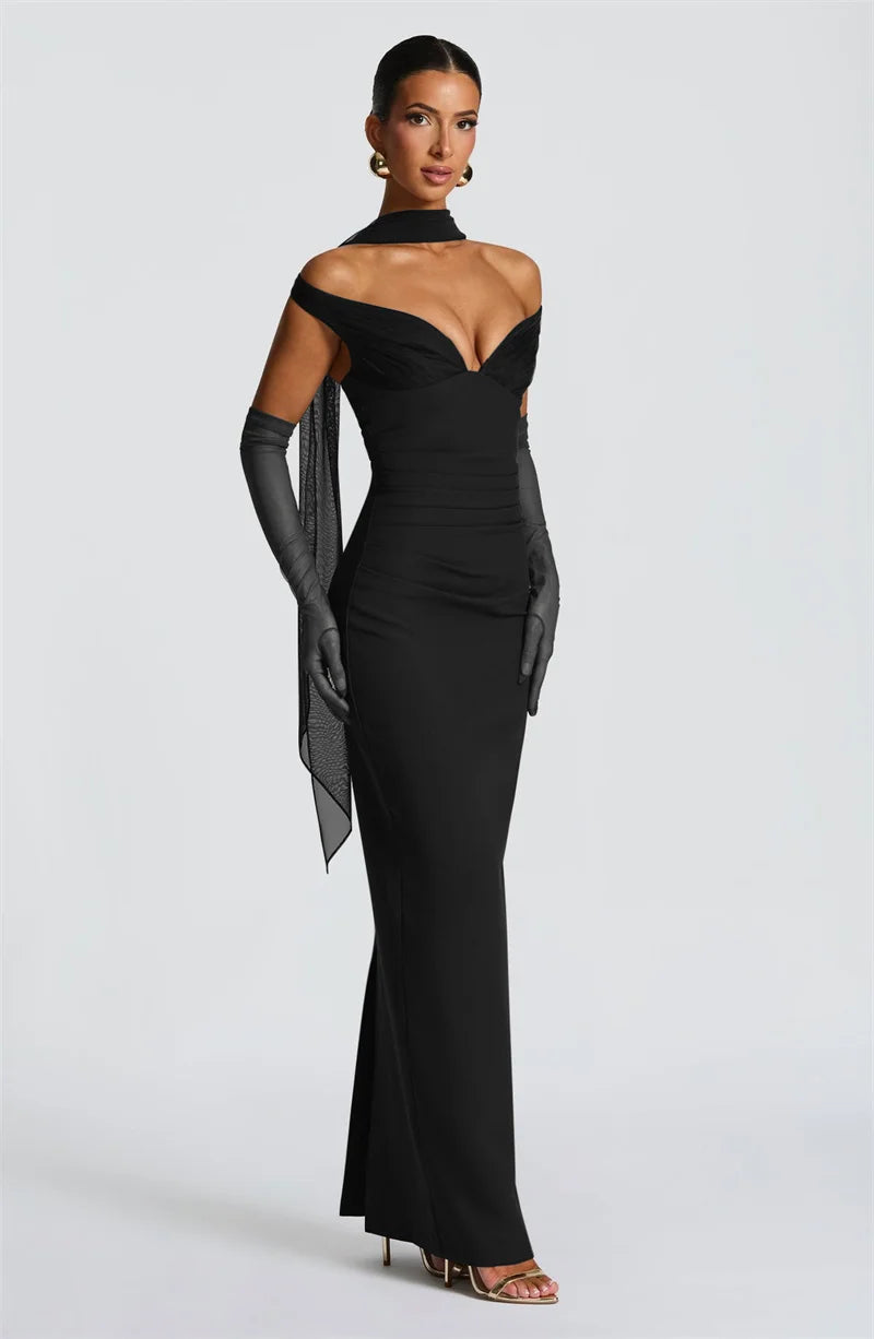 Christie - Off shoulder flowing dress
